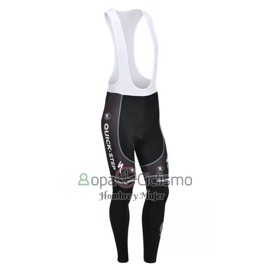 Uci Mondo Campione Lider Quick Stepropa Ciclismo Culotte Largo 2013 Hombre Mangas Largas 